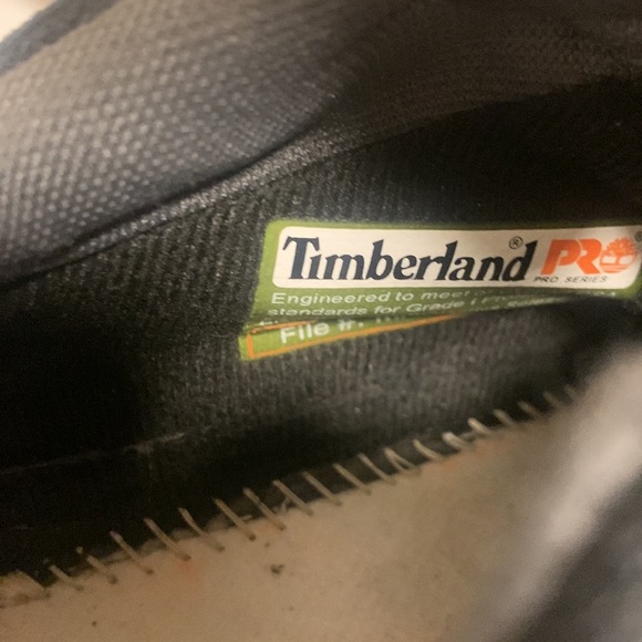 Timberland Pro Series Low Top Steel Toe Safety Shoes Lace Up Men size 8.5W - Picture 10 of 17